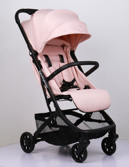 Travel Pram – AirGo Lightweight Stroller with ISOFIX Booster Seat (Pink) - image 19