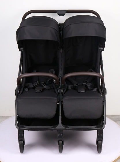 Double Pram – FlexGo Duo double stroller Black - image 4