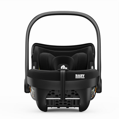 Skyra 2-in-1 Newborn Pram & Bassinet Stroller and Car Seat with Rotating ISOFIX Base (Black/Gold)