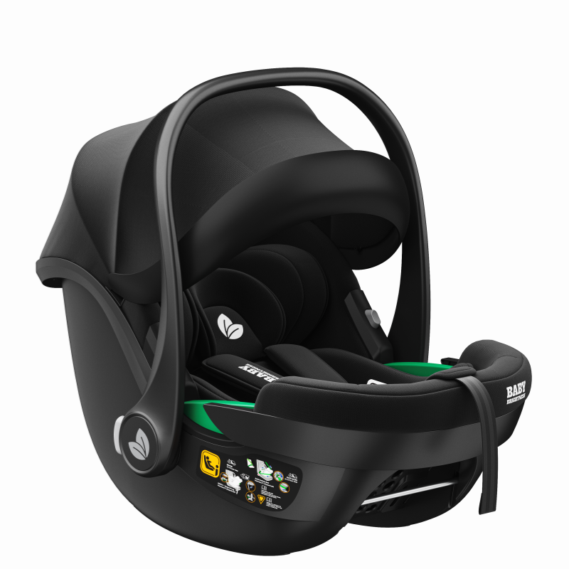 Skyra 2-in-1 Newborn Pram & Bassinet Stroller and Car Seat (Black/Gold)