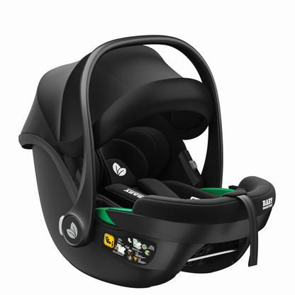 Skyra 2-in-1 Newborn Pram & Bassinet Stroller and Car Seat (Black/Gold)