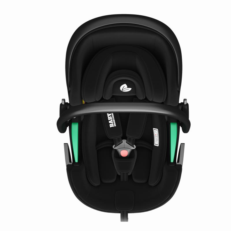 Skyra 2-in-1 Newborn Pram & Bassinet Stroller and Car Seat with Rotating ISOFIX Base (Black/Gold)