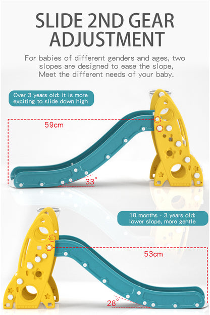 Kids swing and slide set Rocket - image 4