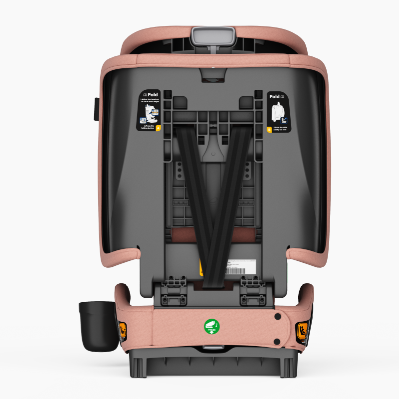 Baby Brightness SecureFit Portable Travel Booster Car Seat Pink - image 4