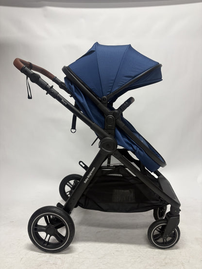 Pre-order Skyra 2-in-1 Newborn Pram & Bassinet Stroller with Car Seat and ISOFIX Base (Blue)