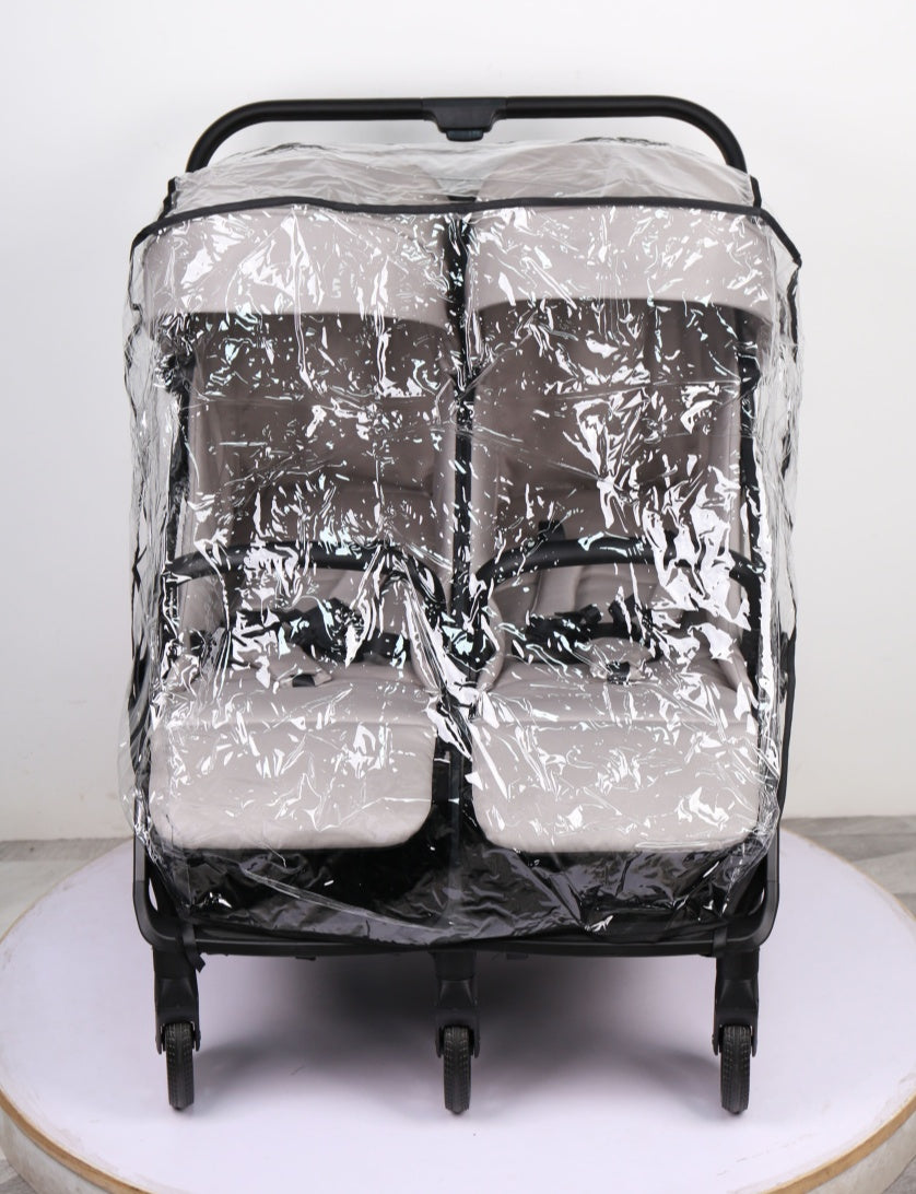 Pre-order Double Pram – FlexGo Duo with Reclining Infant Capsule (Beige) - image 15