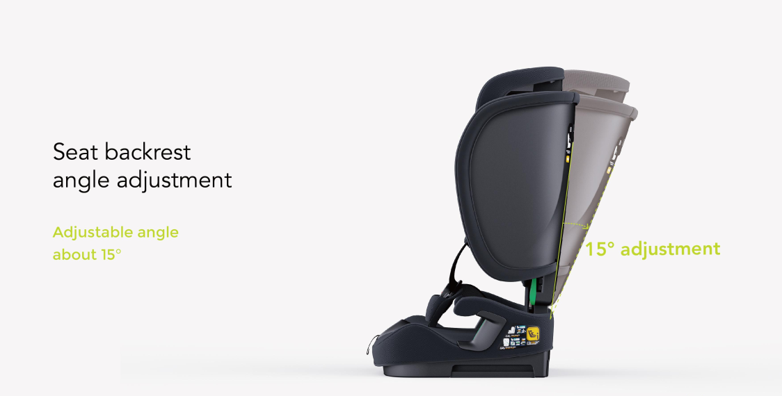 Travel Pram – FlexGo Lightweight Auto Folding Stroller with Booster Seat  (Black) - image 18