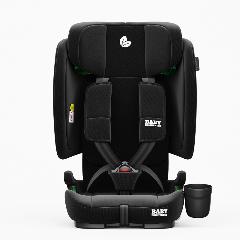 Travel Pram – FlexGo Lightweight Auto Folding Stroller with ISOFIX Booster Seat  (Black) - image 13