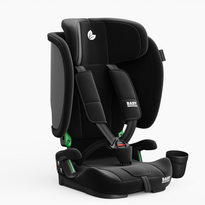 Travel Pram – FlexGo Lightweight Auto Folding Stroller with Booster Seat  (Black) - image 13