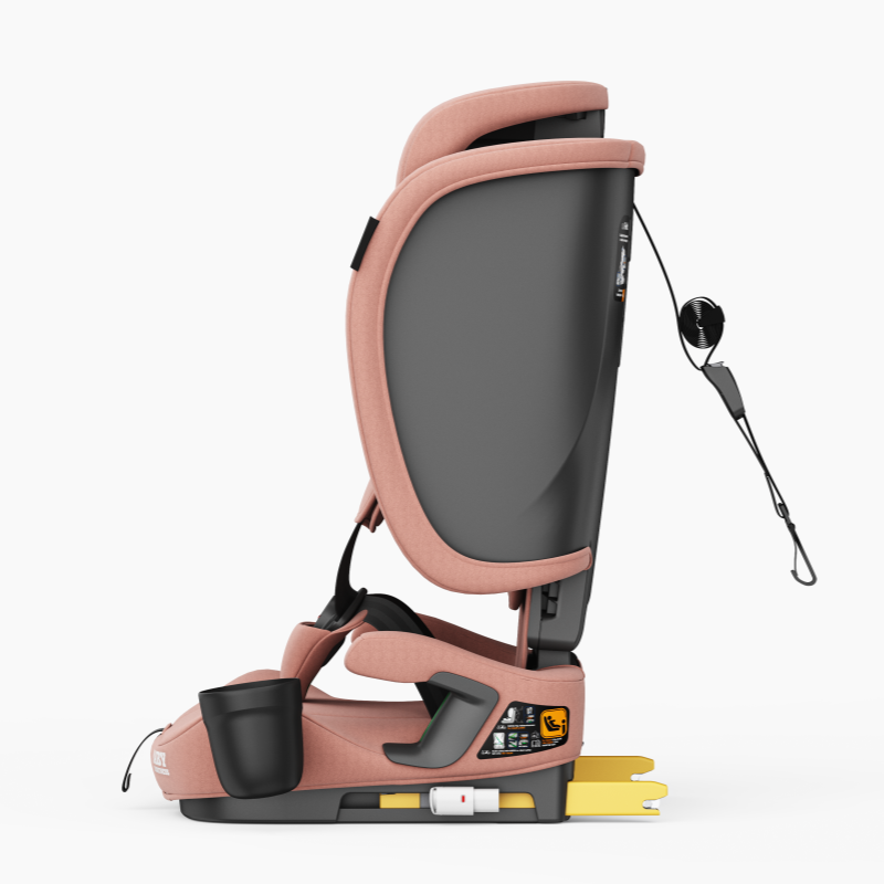 Baby Brightness SecureFit Pro Portable Travel Booster Car Seat Pink - image 13
