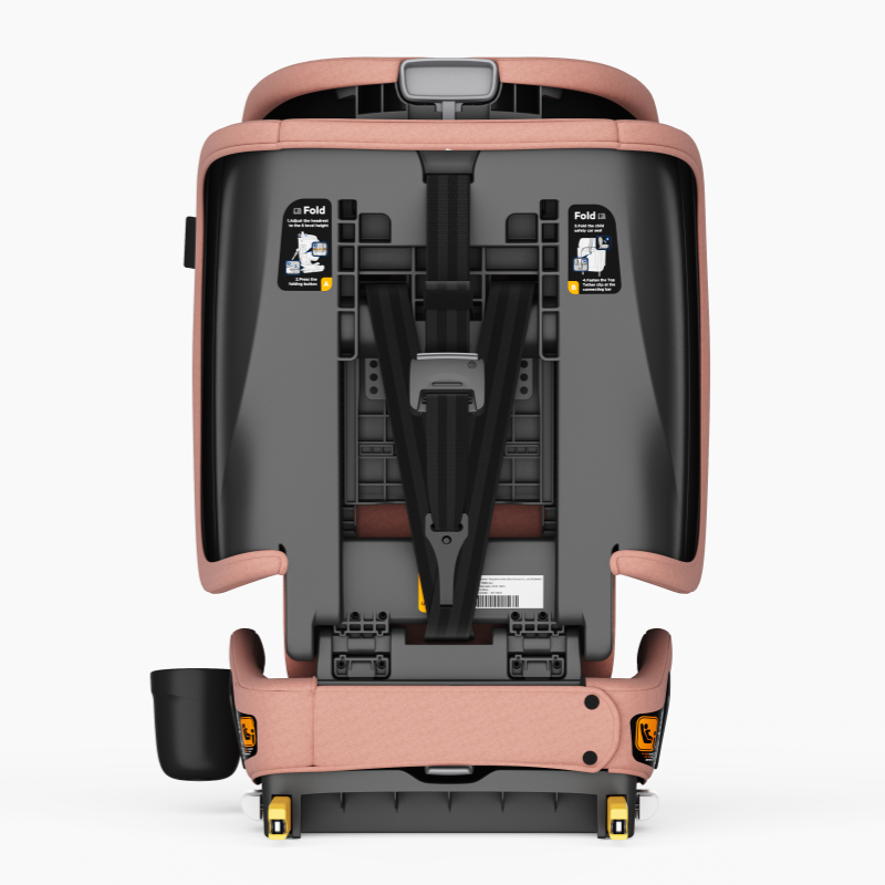 Baby Brightness SecureFit Pro Portable Travel Booster Car Seat Pink - image 4