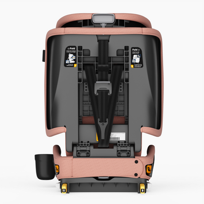 Baby Brightness SecureFit Pro Portable Travel Booster Car Seat Pink - image 4