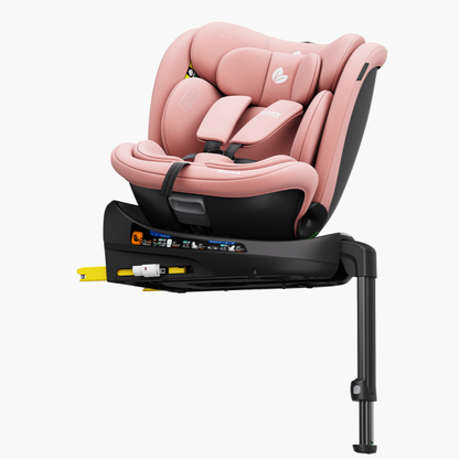 360° Rotating Baby Car Seat – Baby Brightness GuardianMax 2+ Pink - image 4
