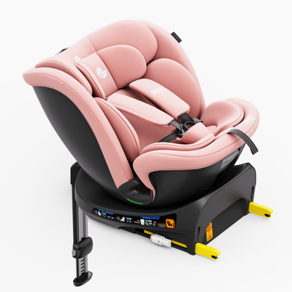 360° Rotating Baby Car Seat – Baby Brightness GuardianMax 2+ Pink - image 3