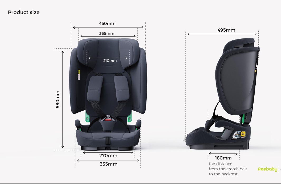 Travel Pram – AirGo Lightweight Stroller with Booster Seat (Pink) - image 9