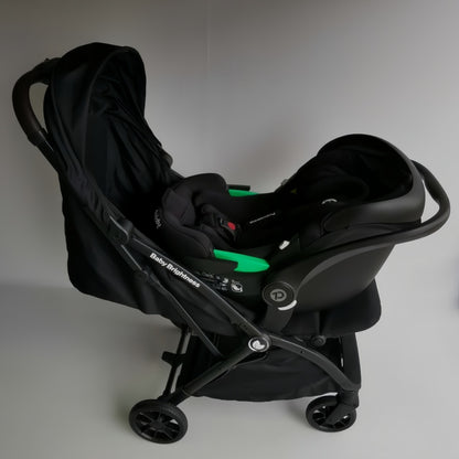 Pre-order Newborn Pram & Capsule – FlexGo Auto Folding Stroller with Capsule + Rotating ISOFIX Base (Black) - image 11
