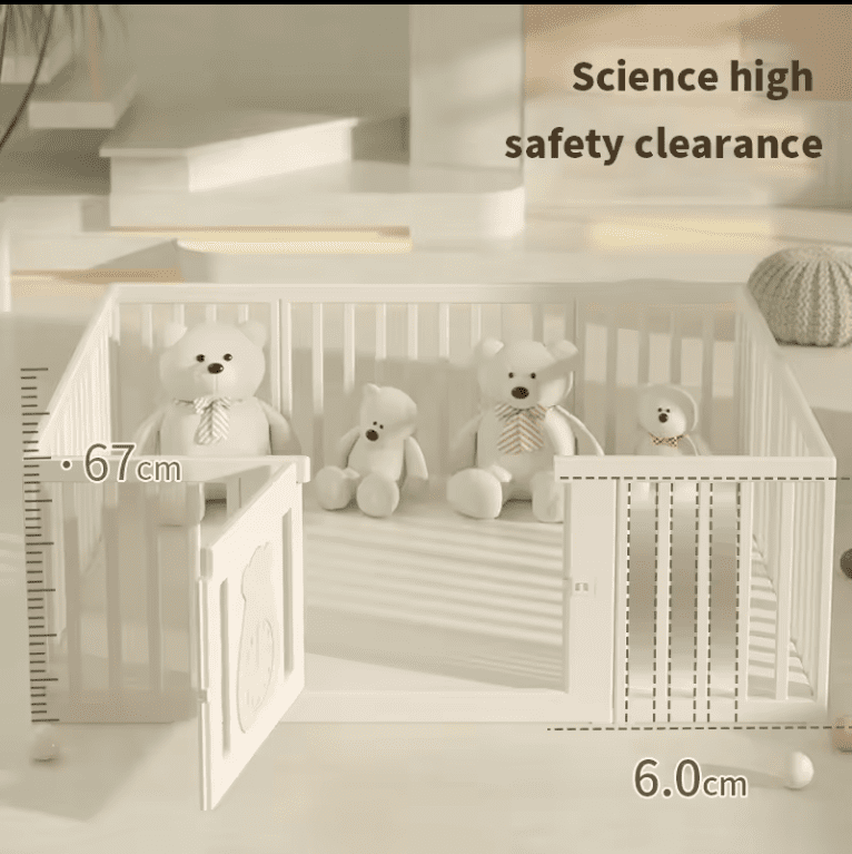 12+2 baby playpen white - image 4