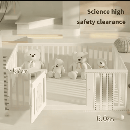 8+2 baby playpen white - image 4