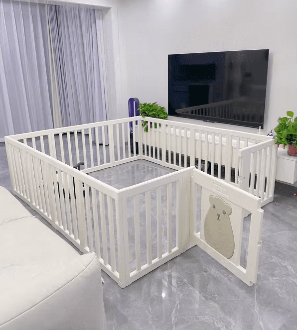 12+2 baby playpen white - image 3