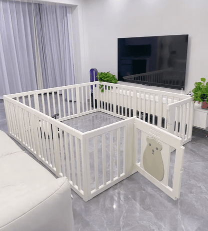 12+2 baby playpen white - image 3