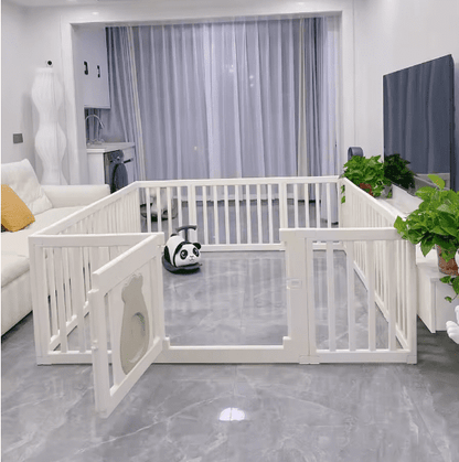 12+2 baby playpen white - image 2