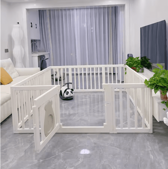 8+2 baby playpen white - image 2