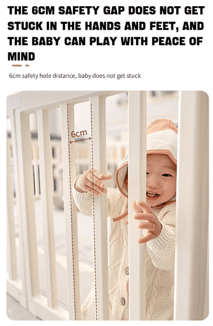 12+2 baby playpen white - image 9