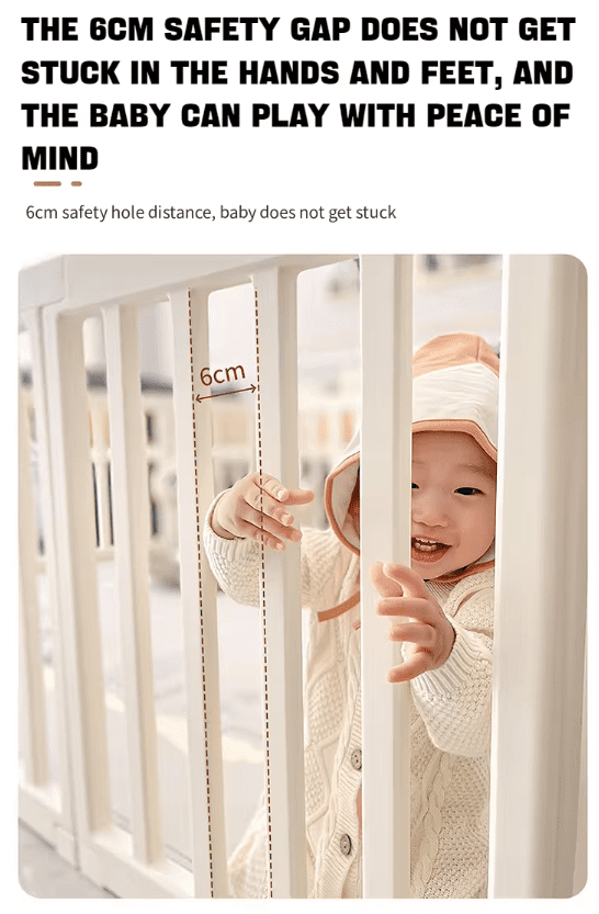 8+2 baby playpen white - image 9