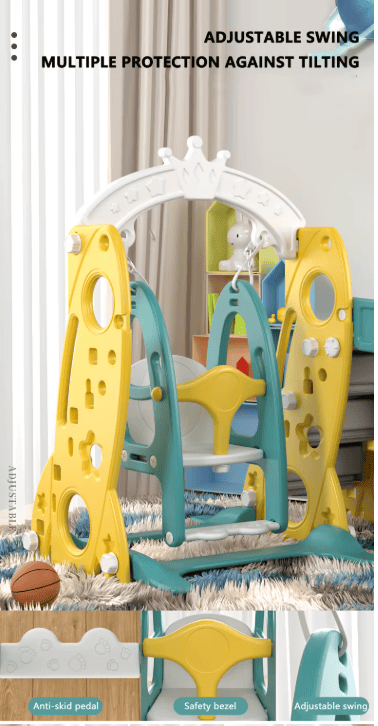 Kids swing and slide set Rocket - image 6