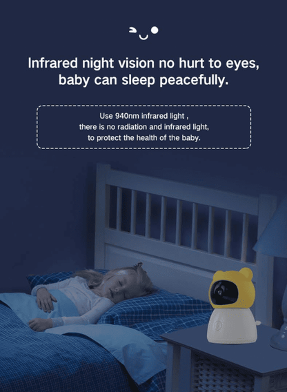 Dual Mode 5" Baby Monitor with Night Vision & Motion Detection – Blue - image 18