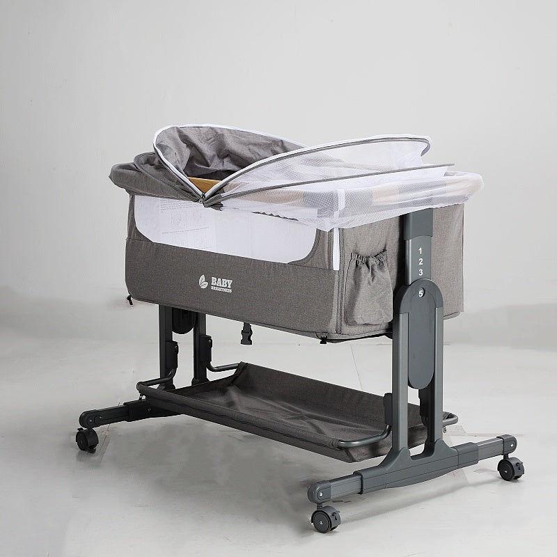 Baby Brightness Co Sleeper Bassinet Grey - image 16