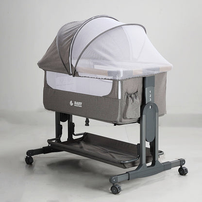 Baby Brightness Co Sleeper Bassinet Grey
