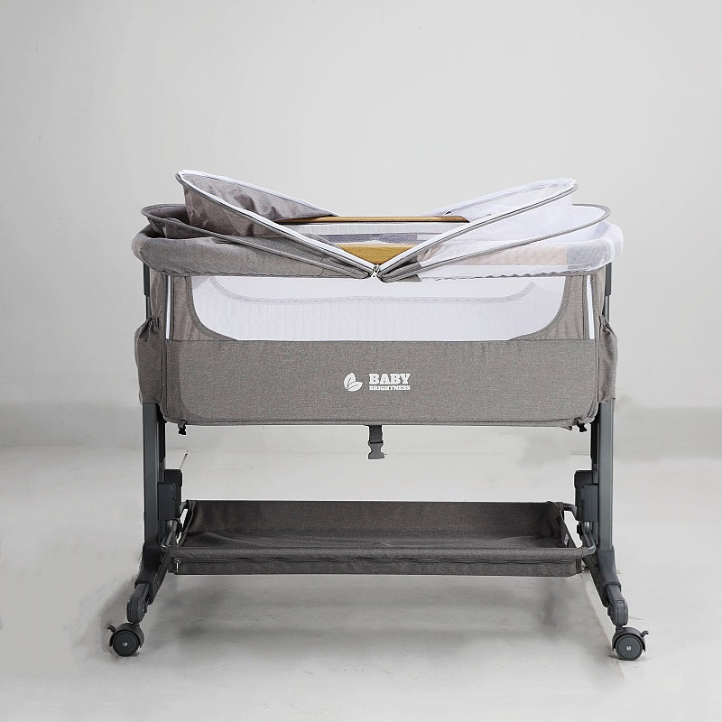 Baby Brightness Co Sleeper Bassinet Grey - image 3