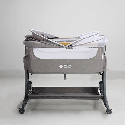 Baby Brightness Co Sleeper Bassinet Grey - image 3