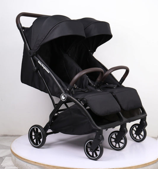 Double Pram – FlexGo Duo with Reclining Infant Capsule and Rotating ISOFIX Base(Black) - image 3