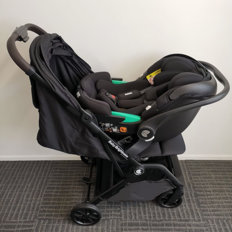 Pre-order Newborn Pram & Capsule – SwiftGo Lightweight Compact Stroller with Capsule (Black) - image 9