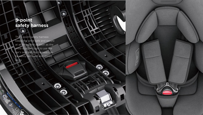 360° Rotating Baby Car Seat – Baby Brightness ProtecMax Grey - image 14