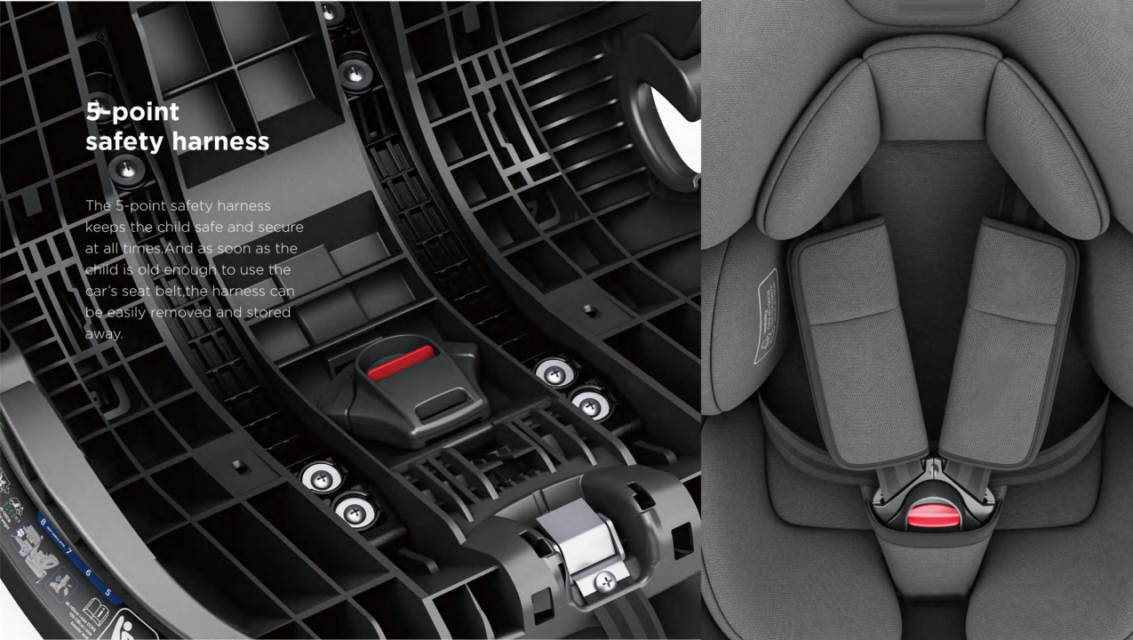 Pre-order 360° Rotating Baby Car Seat – Baby Brightness ProtecMax Black - image 13