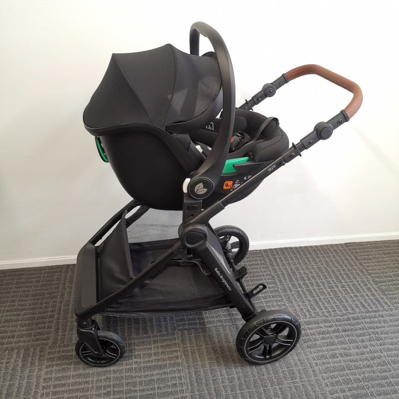 Pre-order Skyra 2-in-1 Newborn Pram & Bassinet Stroller and Car Seat with Rotating ISOFIX Base (Pink) - image 23