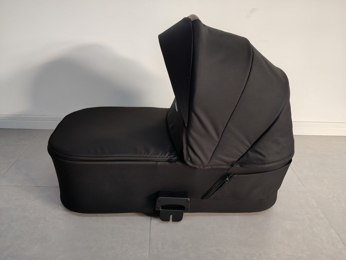 Newborn Pram – EasyGo 1+ Three Wheel Stroller with Carrycot (Black) - image 18