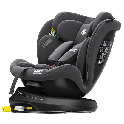 Pre-order 360° Rotating Baby Car Seat – Baby Brightness ShieldMax Plus Grey - image 3