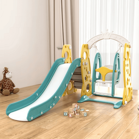 Kids swing and slide set Rocket
