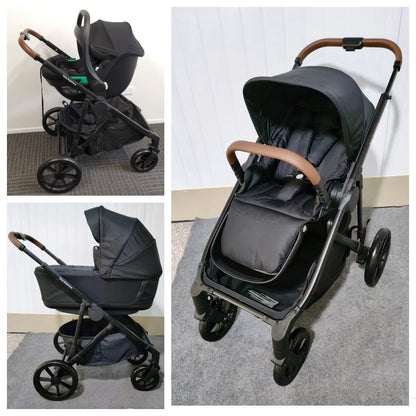 Pre-order Double Pram – Luxe Twin Stroller with Car Seat and Rotating ISOFIX Base - image 5