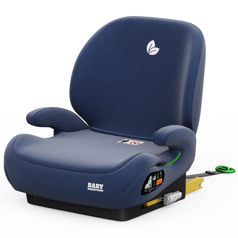 Pre-order Baby Brightness CloudLift Pro Half Booster Seat with ISOFIX and Backrest - Blue - image 3