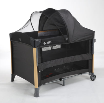 Baby Brightness 4 in 1 Portacot Black - image 7