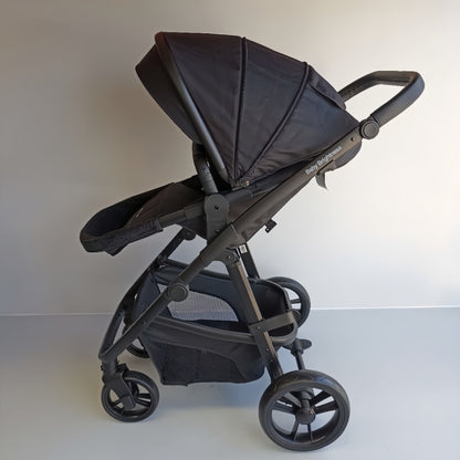 Newborn Pram – Palms 1+ Stroller with Bassinet and Car Seat (Black) - image 30