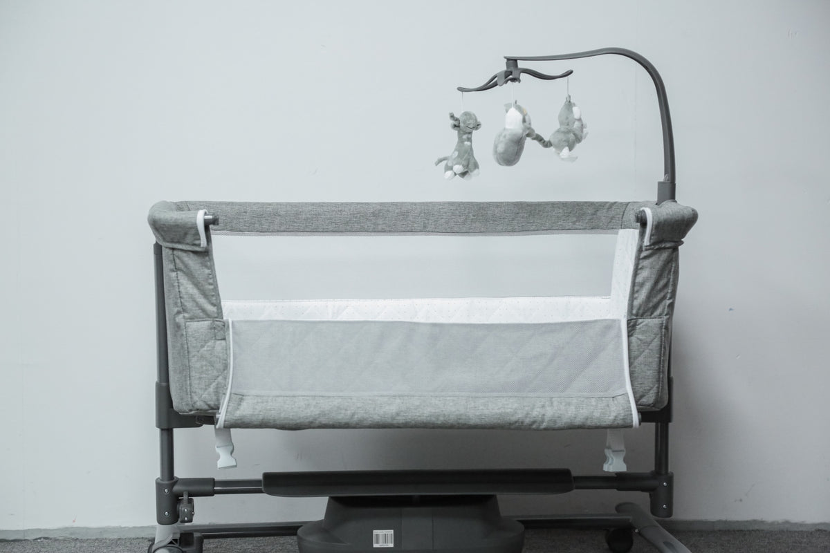 Pre-order Baby Brightness ZYLA Electric Baby Bassinet Bedside Sleeper – Grey