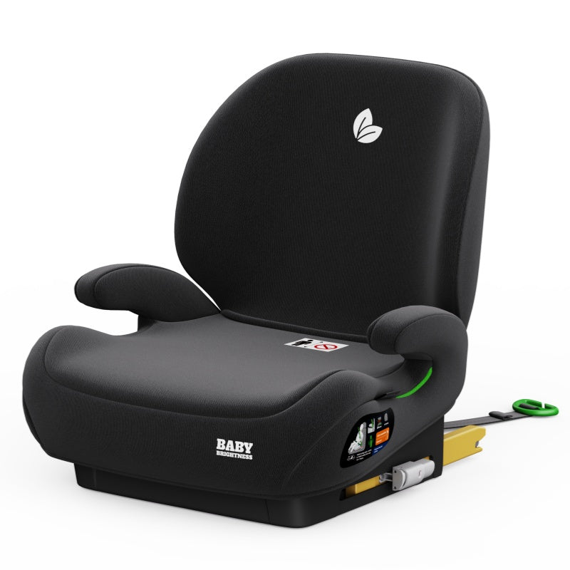 Pre-order Baby Brightness CloudLift Pro Half Booster Seat with ISOFIX and Backrest - Black - image 3