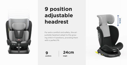 Pre-order 360° Rotating Baby Car Seat – Baby Brightness ShieldMax Plus Pink - image 14