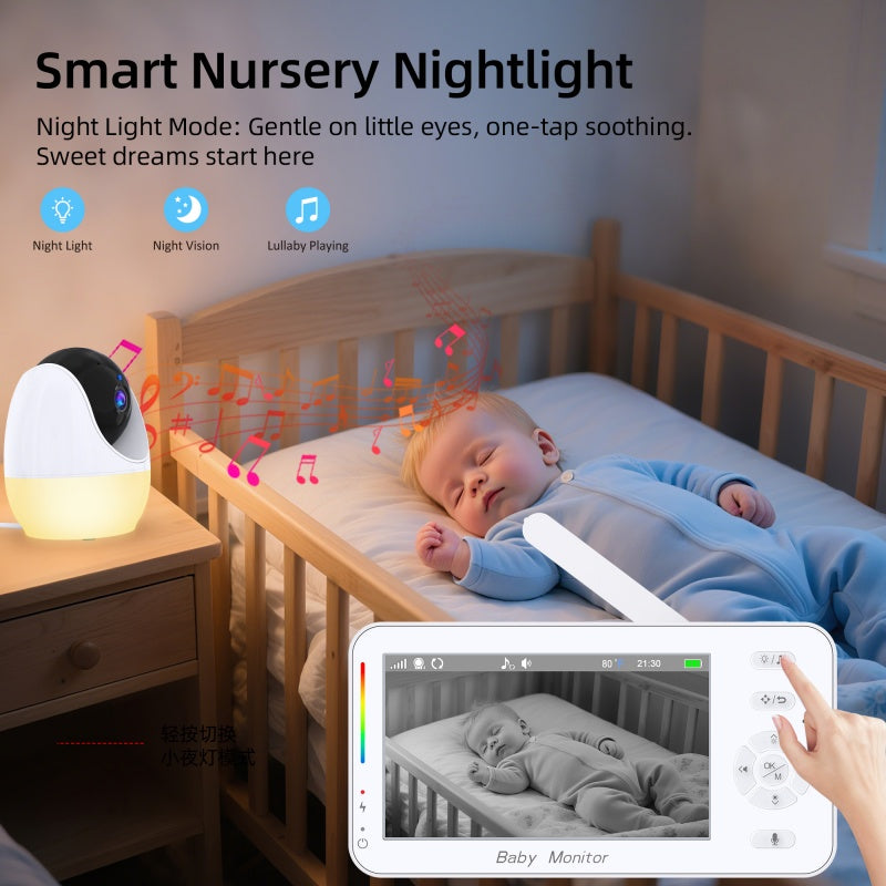 Dual Mode 4.3" Baby Monitor with Night Vision & Motion Detection - image 7